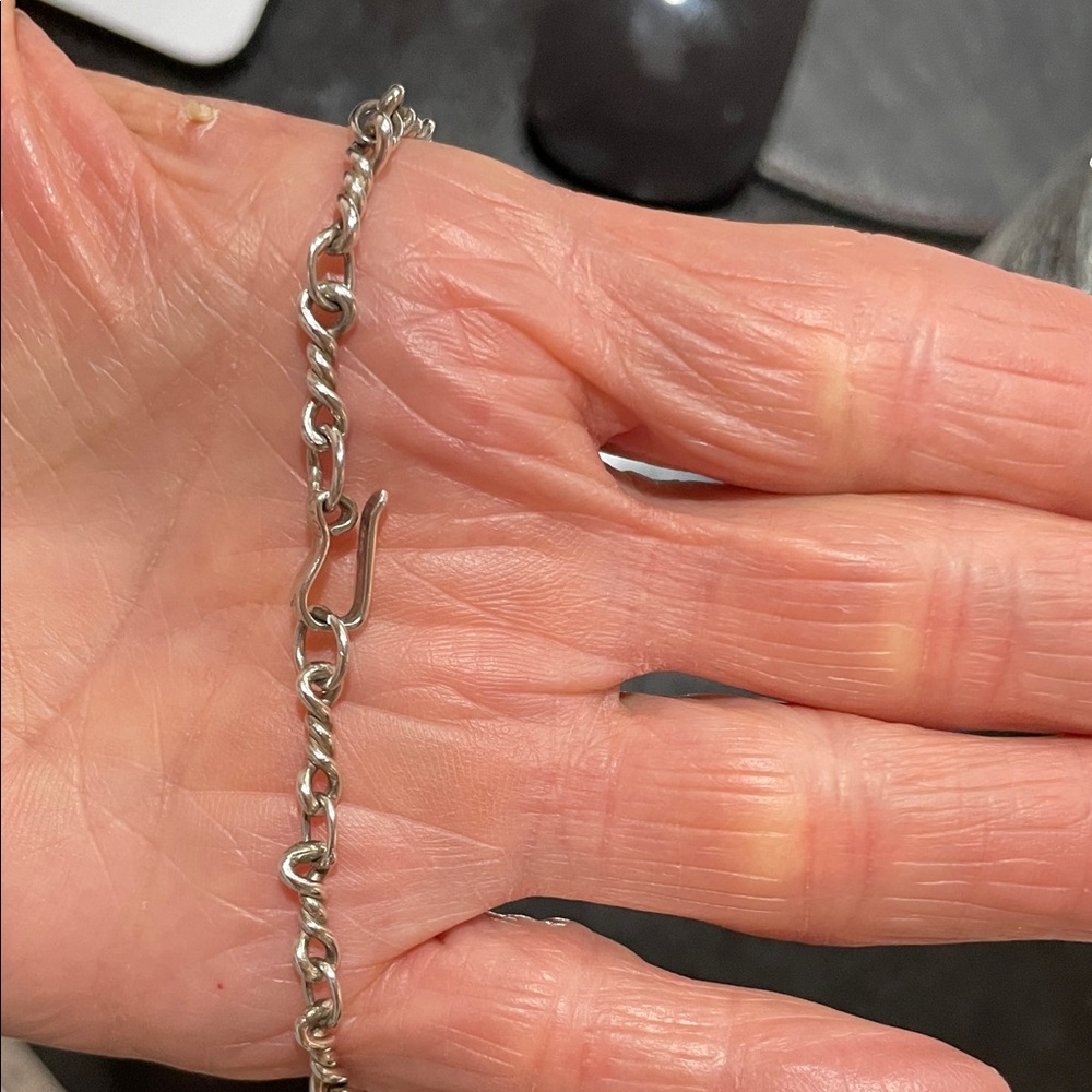 Sterling Silver Chain Bracelet - Picture 3 of 7